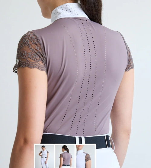 70 degree Lace Sleeve Show Shirt