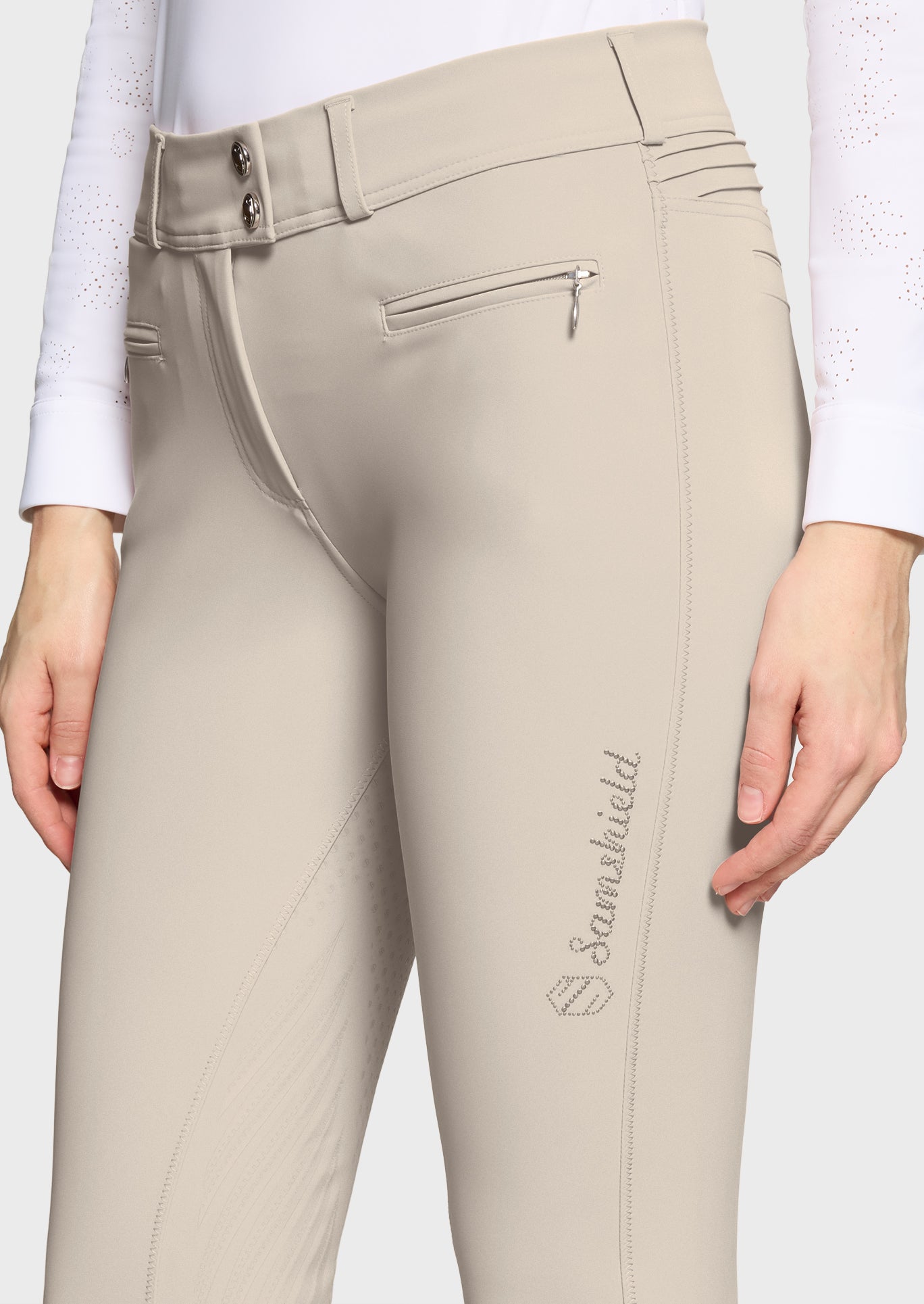 Samshield Chloe Metal Dots Breeches Beige
