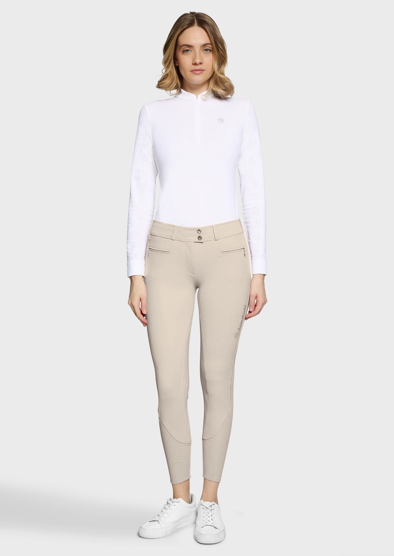 Samshield Chloe Metal Dots Breeches Beige